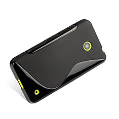 Funda Silicona S-Line para Nokia Lumia 635 Negro