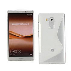 Funda Silicona Transparente S-Line para Huawei Mate 8 Blanco