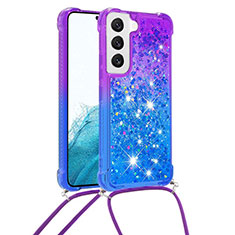 Funda Silicona Ultrafina Carcasa Gradiente Y01B para Samsung Galaxy S22 Plus 5G Azul