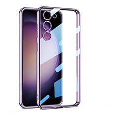 Funda Silicona Ultrafina Carcasa Transparente AC1 para Samsung Galaxy S21 5G Morado