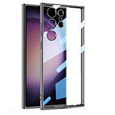 Funda Silicona Ultrafina Carcasa Transparente AC1 para Samsung Galaxy S22 Ultra 5G Negro