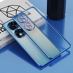 Funda Silicona Ultrafina Carcasa Transparente AN1 para Huawei Honor 70 5G Azul