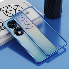 Funda Silicona Ultrafina Carcasa Transparente AN1 para Huawei Honor 70 Pro+ Plus 5G Azul