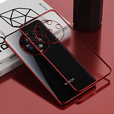 Funda Silicona Ultrafina Carcasa Transparente AN1 para Huawei Honor Magic3 Pro 5G Rojo