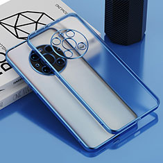 Funda Silicona Ultrafina Carcasa Transparente AN1 para Huawei Mate 40 Pro Azul