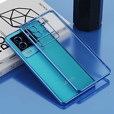 Funda Silicona Ultrafina Carcasa Transparente AN1 para Vivo iQOO Neo6 5G Azul