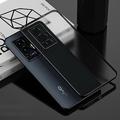 Funda Silicona Ultrafina Carcasa Transparente AN1 para Vivo X70 Pro 5G Negro