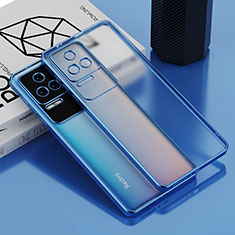 Funda Silicona Ultrafina Carcasa Transparente AN1 para Xiaomi Poco F4 5G Azul