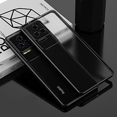 Funda Silicona Ultrafina Carcasa Transparente AN1 para Xiaomi Poco F4 5G Negro