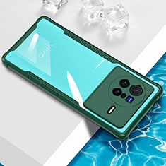 Funda Silicona Ultrafina Carcasa Transparente BH1 para Vivo X80 5G Verde