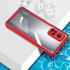 Funda Silicona Ultrafina Carcasa Transparente BH1 para Xiaomi Mi 10T Pro 5G Rojo