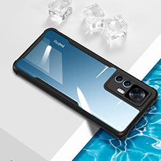 Funda Silicona Ultrafina Carcasa Transparente BH1 para Xiaomi Mi 12T Pro 5G Negro