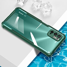 Funda Silicona Ultrafina Carcasa Transparente BH1 para Xiaomi Redmi Note 10T 5G Verde