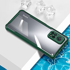 Funda Silicona Ultrafina Carcasa Transparente BH1 para Xiaomi Redmi Note 11 4G (2022) Verde