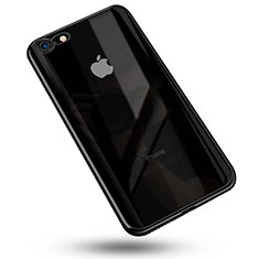Funda Silicona Ultrafina Carcasa Transparente C02 para Apple iPhone 8 Negro