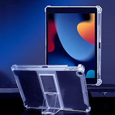 Funda Silicona Ultrafina Carcasa Transparente con Soporte para Apple iPad 10.2 (2020) Claro