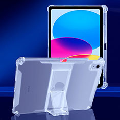 Funda Silicona Ultrafina Carcasa Transparente con Soporte para Apple iPad 10.9 (2022) Claro