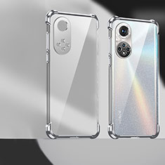 Funda Silicona Ultrafina Carcasa Transparente D01 para Huawei Honor 50 Pro 5G Plata