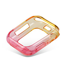 Funda Silicona Ultrafina Carcasa Transparente Gradiente G01 para Apple iWatch 5 40mm Rosa