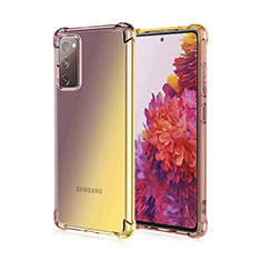Funda Silicona Ultrafina Carcasa Transparente Gradiente G01 para Samsung Galaxy S20 FE ((2022)) 5G Marron