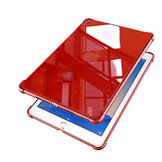 Funda Silicona Ultrafina Carcasa Transparente H01 para Apple iPad Air 2 Rojo