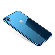 Funda Silicona Ultrafina Carcasa Transparente H01 para Apple iPhone XR Azul