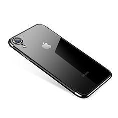 Funda Silicona Ultrafina Carcasa Transparente H01 para Apple iPhone XR Negro
