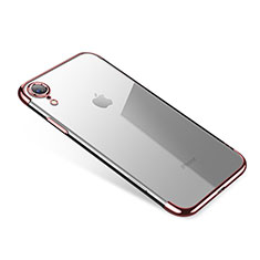 Funda Silicona Ultrafina Carcasa Transparente H01 para Apple iPhone XR Oro Rosa