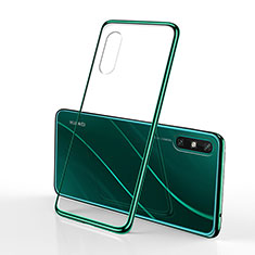 Funda Silicona Ultrafina Carcasa Transparente H01 para Huawei Enjoy 10e Verde