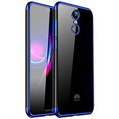 Funda Silicona Ultrafina Carcasa Transparente H01 para Huawei Enjoy 6 Azul