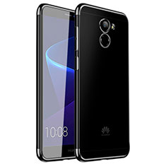 Funda Silicona Ultrafina Carcasa Transparente H01 para Huawei Enjoy 7 Plus Negro
