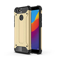 Funda Silicona Ultrafina Carcasa Transparente H01 para Huawei Enjoy 8e Oro