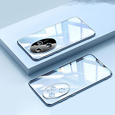 Funda Silicona Ultrafina Carcasa Transparente H01 para Huawei Honor 100 Pro 5G Azul
