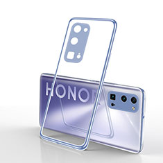 Funda Silicona Ultrafina Carcasa Transparente H01 para Huawei Honor 30 Pro+ Plus Plata