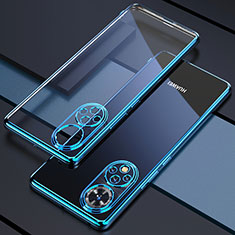 Funda Silicona Ultrafina Carcasa Transparente H01 para Huawei Honor 50 Pro 5G Azul