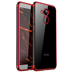 Funda Silicona Ultrafina Carcasa Transparente H01 para Huawei Honor 6A Rojo