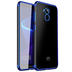 Funda Silicona Ultrafina Carcasa Transparente H01 para Huawei Honor 6C Azul