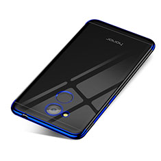 Funda Silicona Ultrafina Carcasa Transparente H01 para Huawei Honor 6C Pro Azul