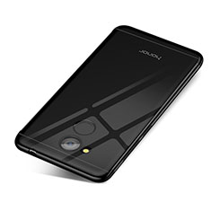 Funda Silicona Ultrafina Carcasa Transparente H01 para Huawei Honor 6C Pro Negro