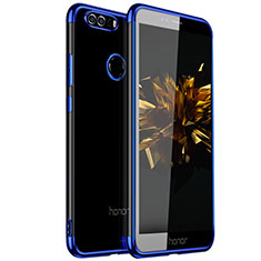 Funda Silicona Ultrafina Carcasa Transparente H01 para Huawei Honor 8 Azul