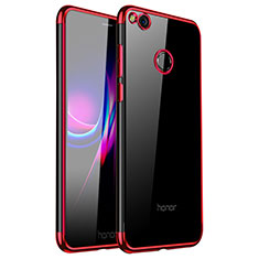 Funda Silicona Ultrafina Carcasa Transparente H01 para Huawei Honor 8 Lite Rojo