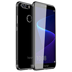 Funda Silicona Ultrafina Carcasa Transparente H01 para Huawei Honor 8 Negro