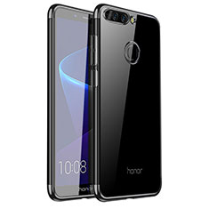 Funda Silicona Ultrafina Carcasa Transparente H01 para Huawei Honor 8 Pro Negro