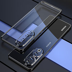 Funda Silicona Ultrafina Carcasa Transparente H01 para Huawei Honor 90 5G Negro