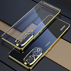 Funda Silicona Ultrafina Carcasa Transparente H01 para Huawei Honor 90 5G Oro