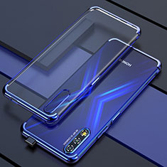 Funda Silicona Ultrafina Carcasa Transparente H01 para Huawei Honor 9X Azul