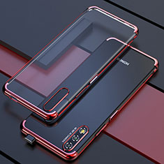 Funda Silicona Ultrafina Carcasa Transparente H01 para Huawei Honor 9X Rojo