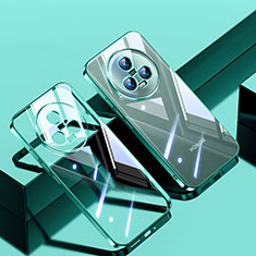 Funda Silicona Ultrafina Carcasa Transparente H01 para Huawei Honor Magic5 5G Verde