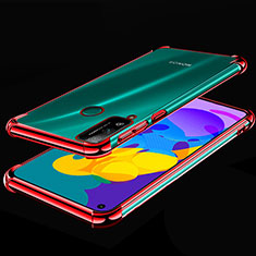 Funda Silicona Ultrafina Carcasa Transparente H01 para Huawei Honor Play4T Rojo
