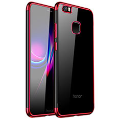 Funda Silicona Ultrafina Carcasa Transparente H01 para Huawei Honor V8 Max Rojo